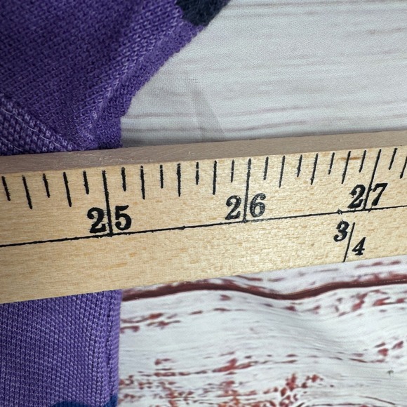 Brooks Brothers 346 Performance Polo Shirt Mens XL Purple Striped Short‎ Sleeve - Picture 8 of 8